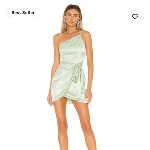 Lovers and Friends Karen Mini Dress. Mint green one shoulder. Worn once.…